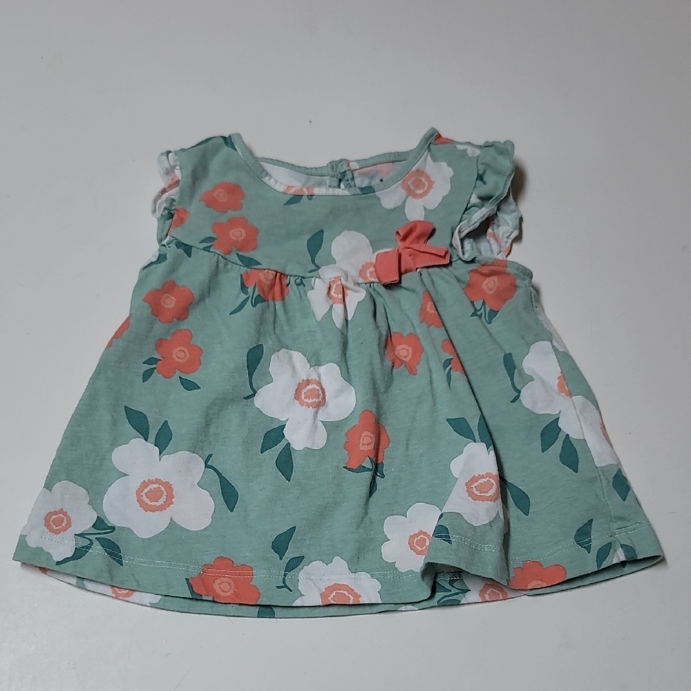 Child of Mine Mint Floral Tank Top 💚